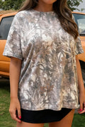 Camo oversized tee